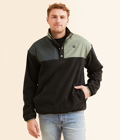 tentree Recycled Microfleece Pullover front view