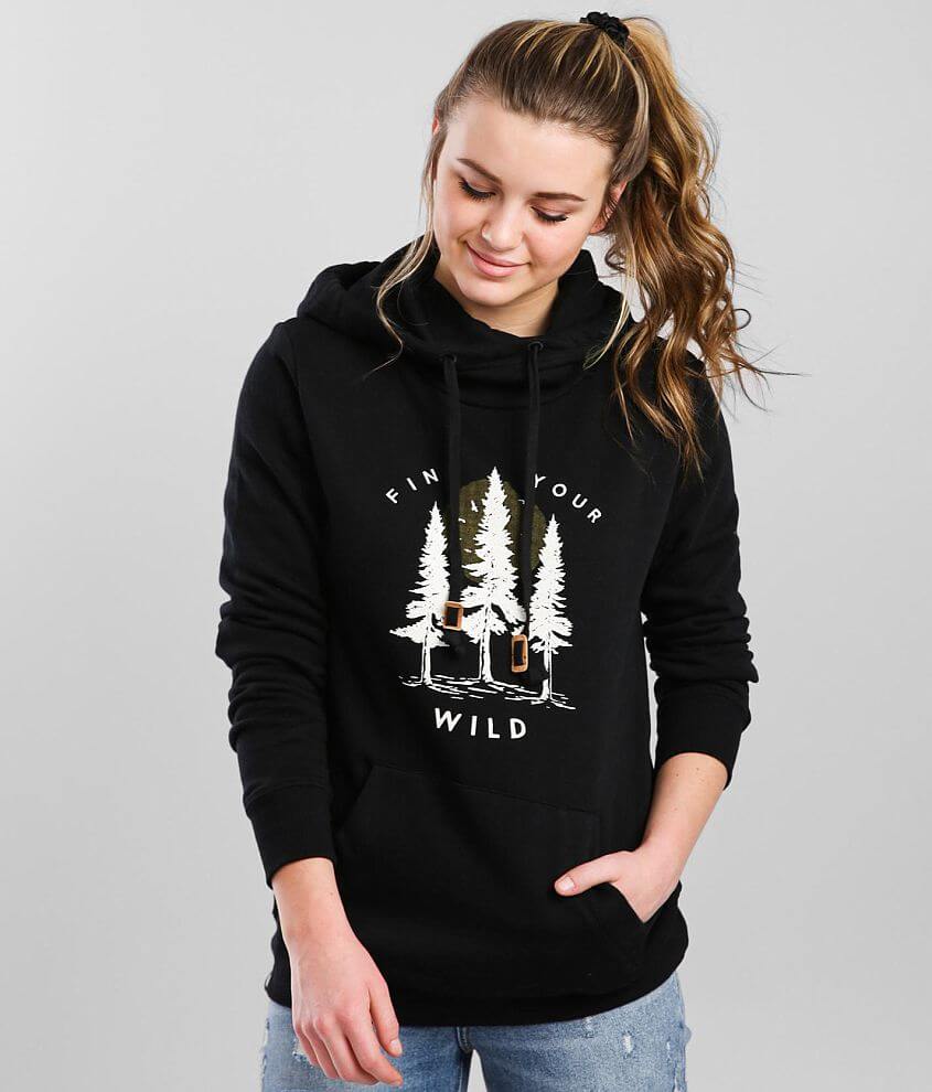 tentree Find Your Wild Hooded Sweatshirt front view