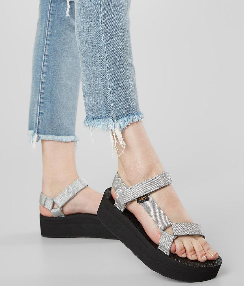 Silver discount flatform sandals