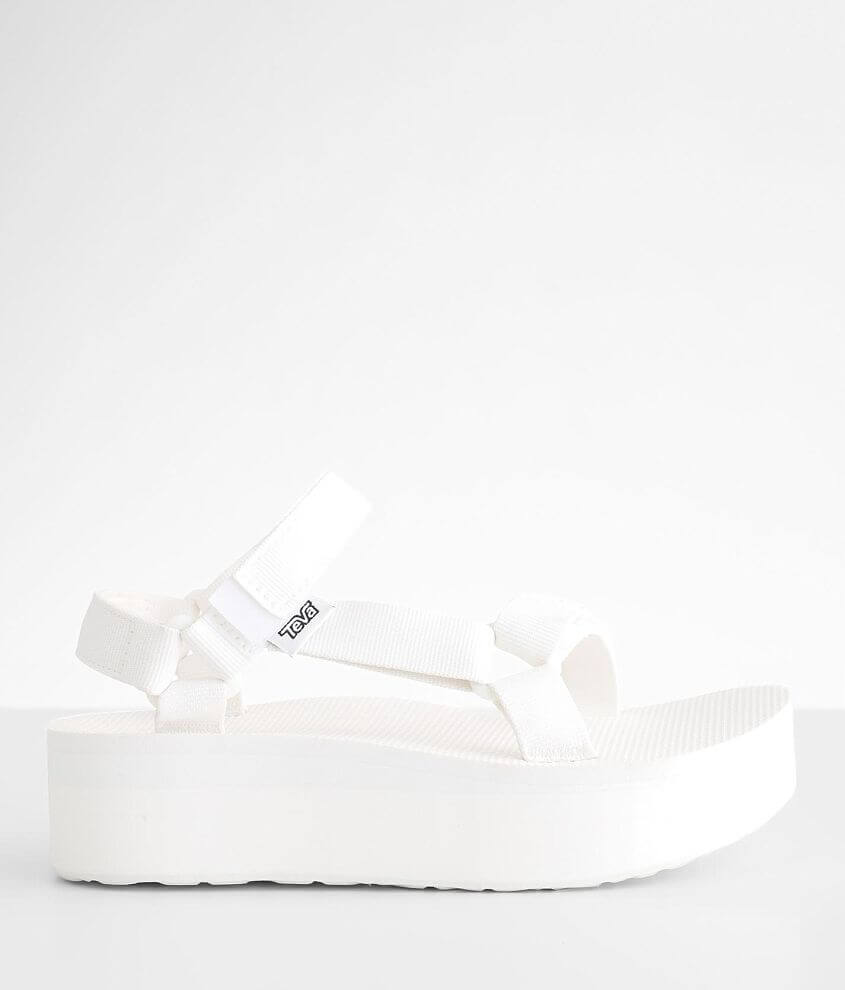 olie Gezicht omhoog aanval Teva Flatform Universal Sandal - Women's Shoes in Bright White | Buckle