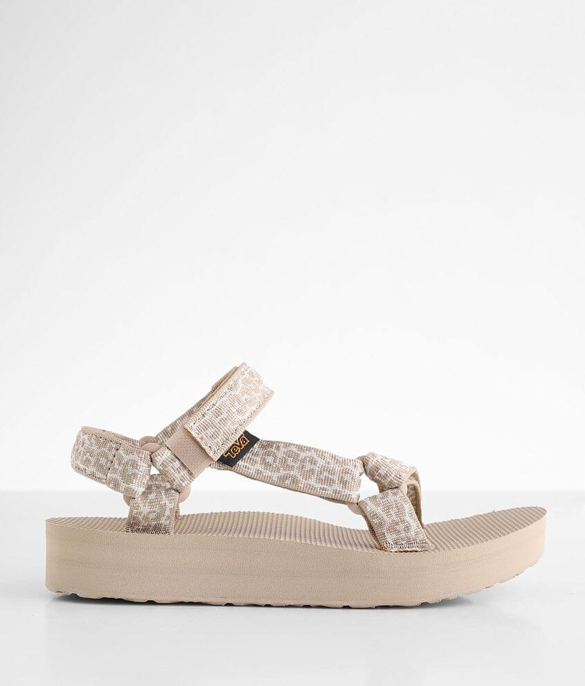 leopard print teva style sandals