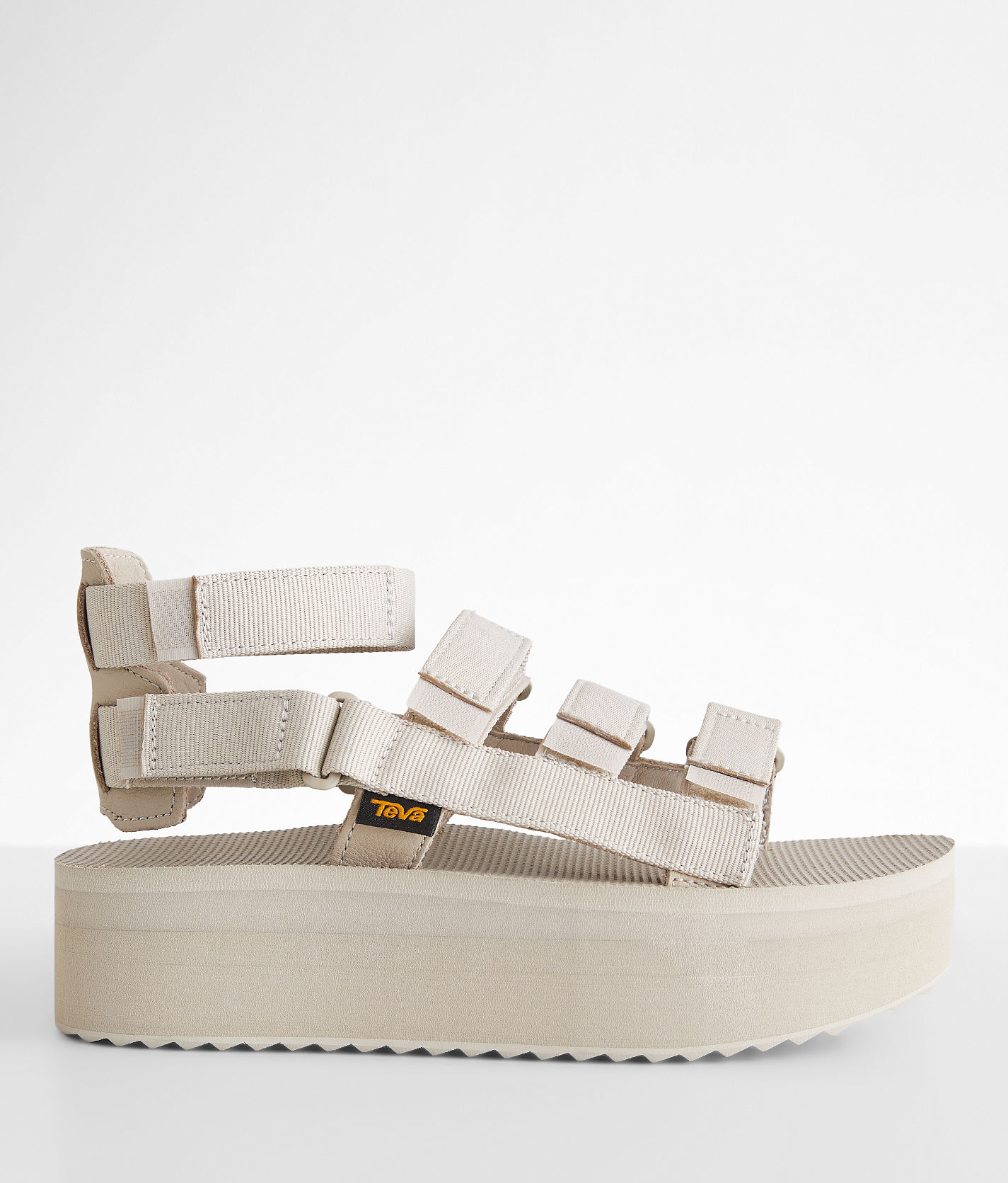 Teva Mevia Flatform Sandal - Women's Shoes in Feather Grey | Buckle