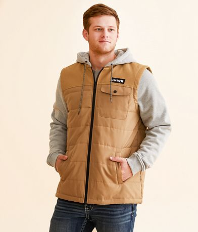 Hurley Jenkins Canvas Hooded Jacket front view