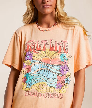Salt Life Sunrise Vibes Oversized T-Shirt misc detail 1 view