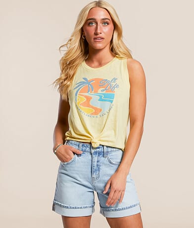 Salt Life Coastlines Fever Tank Top front view