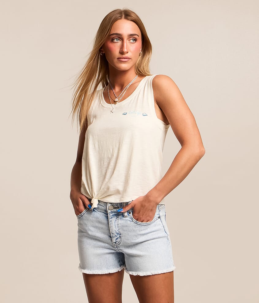 Aquarium Front Tie Tank Top