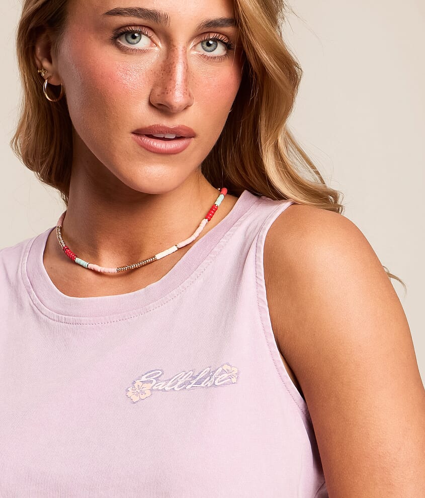 Conch Shell Cropped Tank Top - thumbnail 4