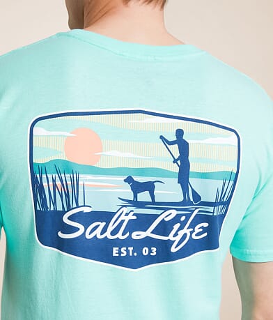 Salt Life Doggy Paddle T-Shirt back view