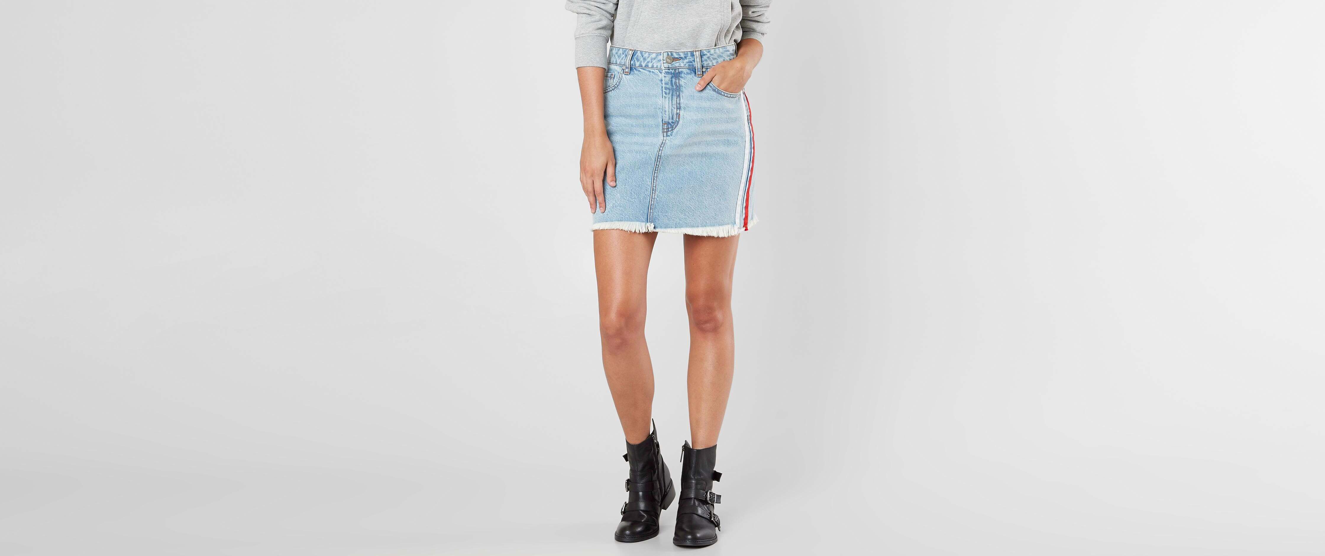 kendall and kylie denim skirt