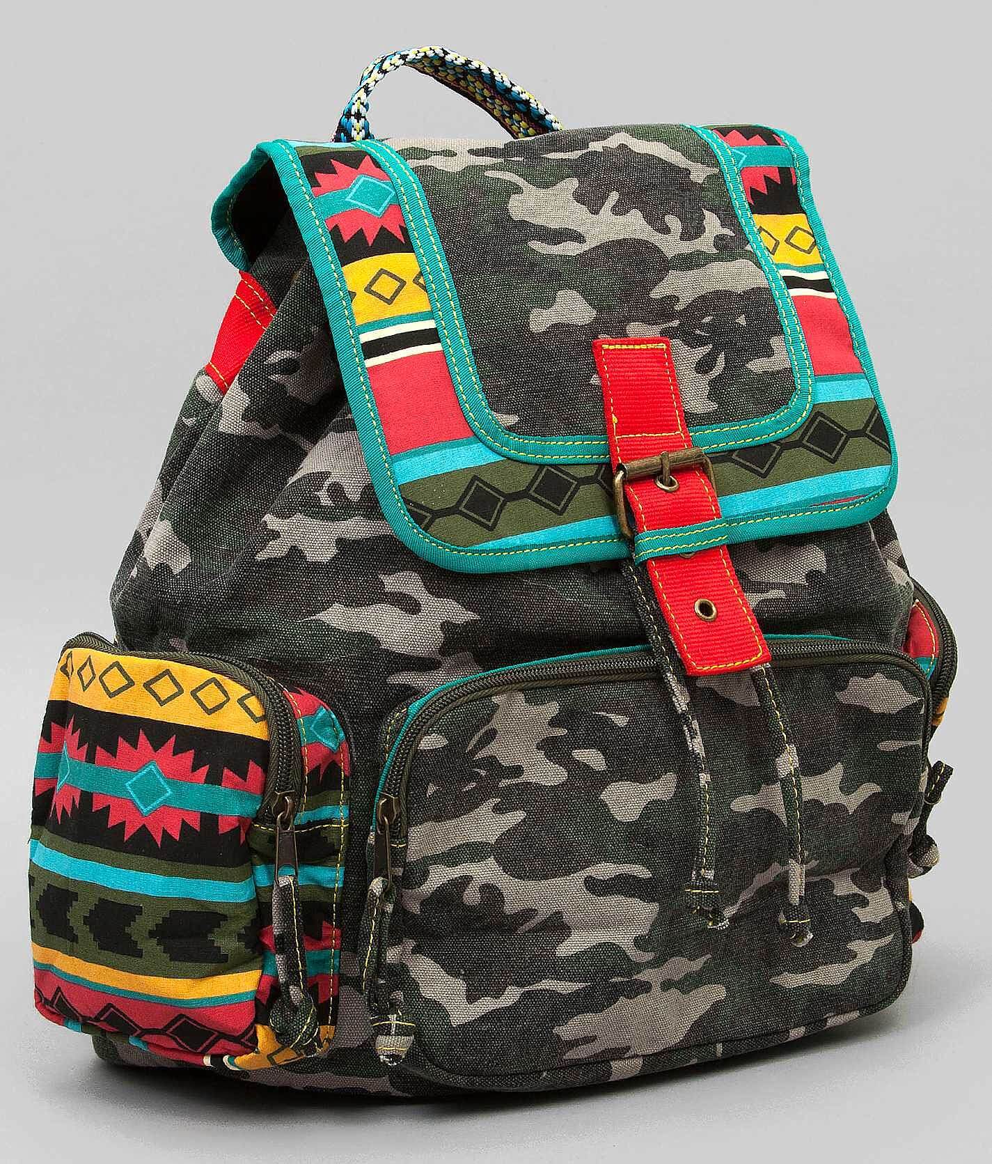Tigerbear Republik Vintage US Surplus Heavy Canvas Backpack Flag NWT #K California Flag Backpack – SF Citywear main image 3