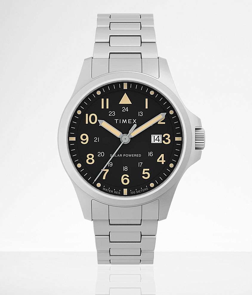 Timex Expedition North Solar Watch - Men's Watches in Silver | Buckle