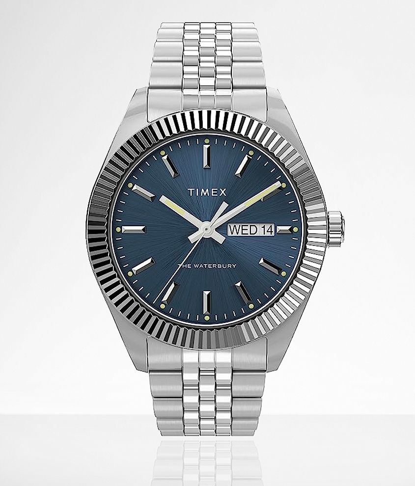 Timex waterbury online blue