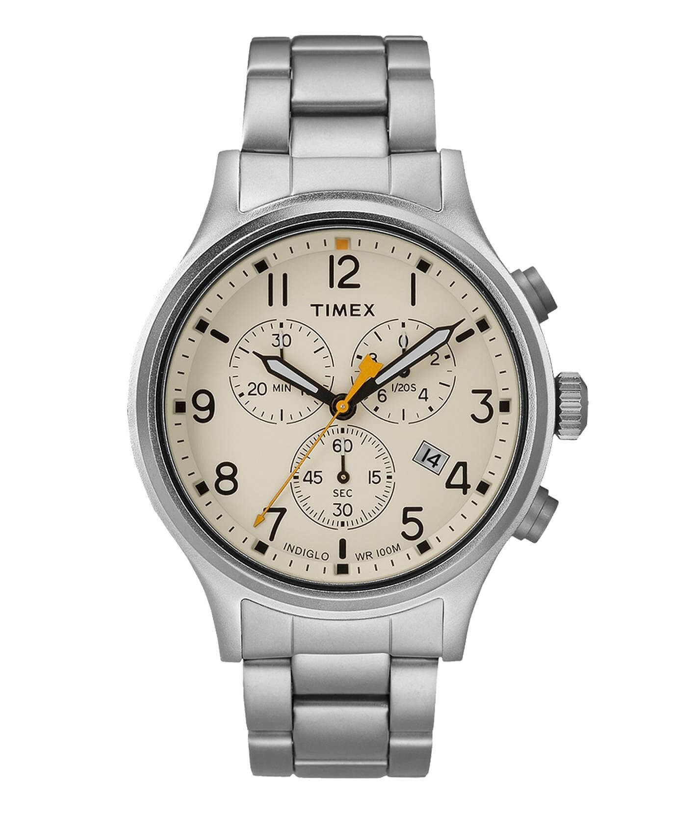 ファッション人気ブランドランキング Timex Allied Chronograph Watch - Men's Watches in Silver 人文