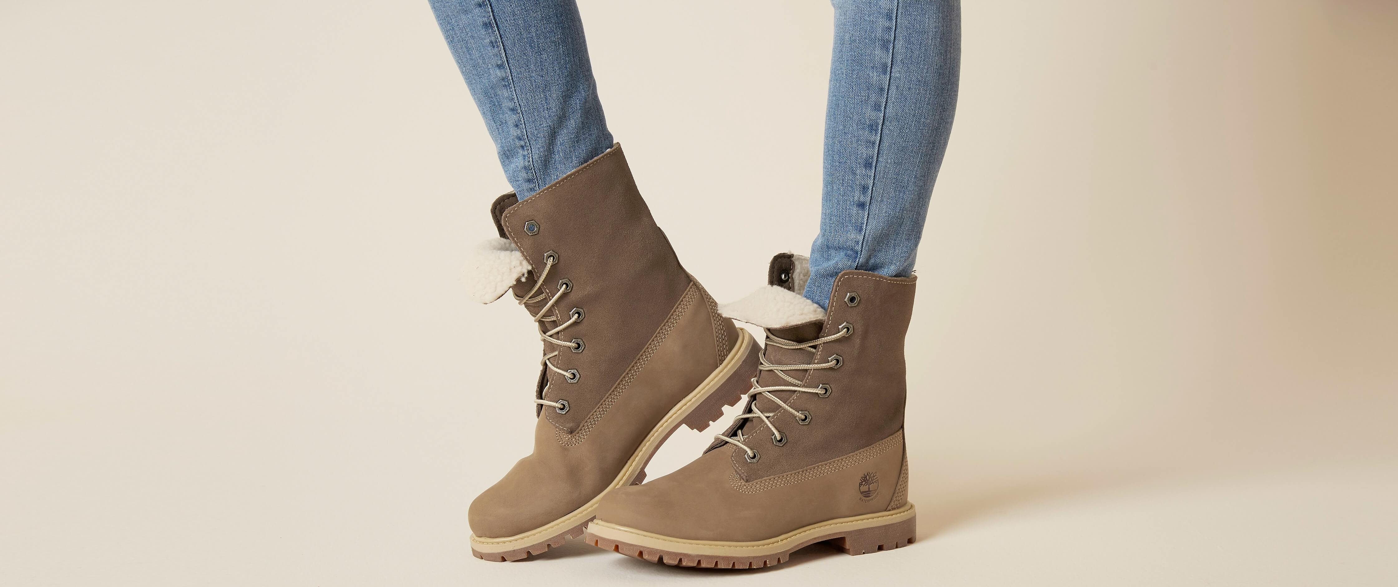 timberland sherpa boots