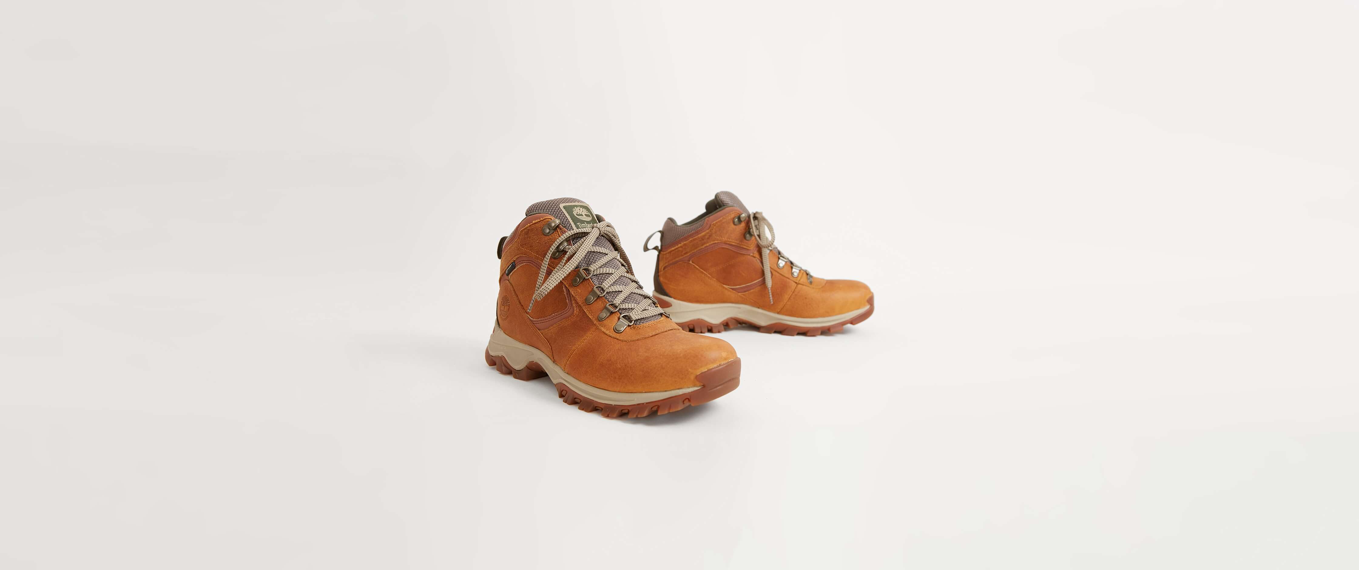 Timberland® Maddsen Leather Hiking Boot Men's Shoes in Light