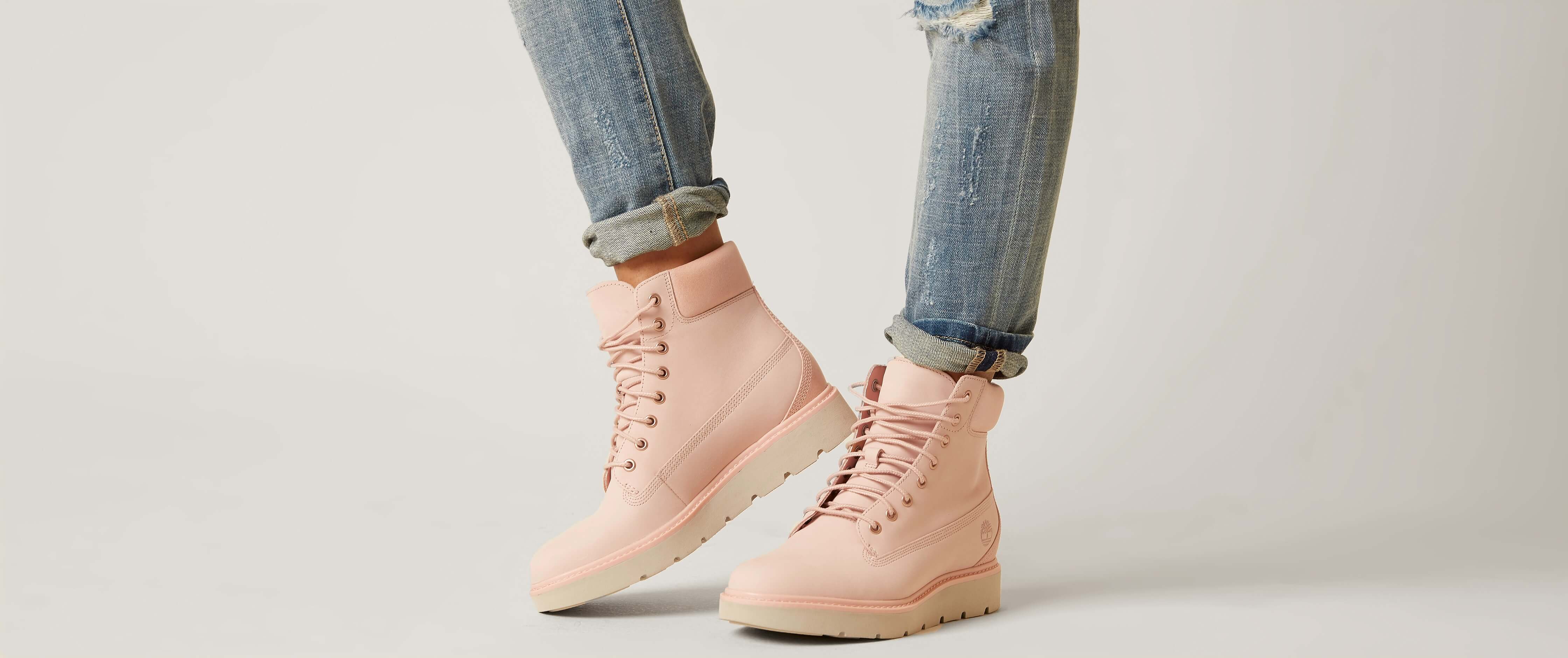 timberland pink nubuck