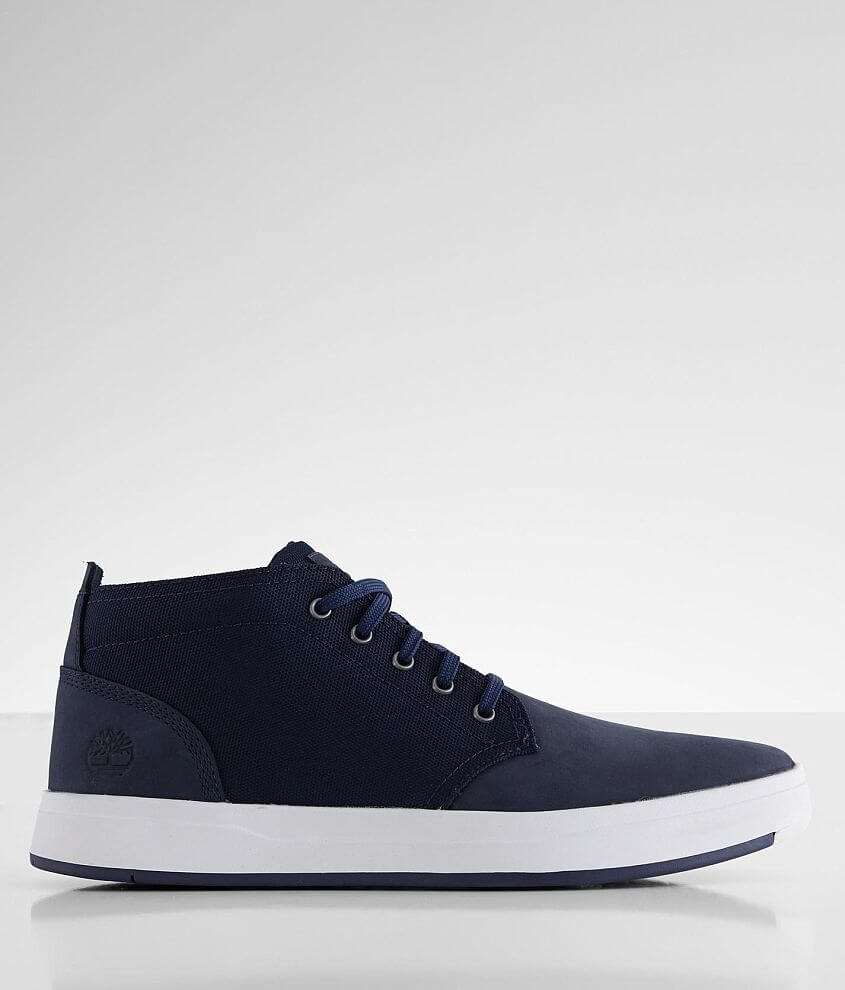 Timberland® Davis Square Leather Sneaker - Men's Shoes in Navy Nubuck ...