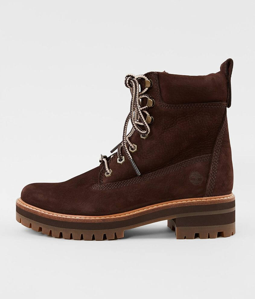 Dark brown timberland store boots womens