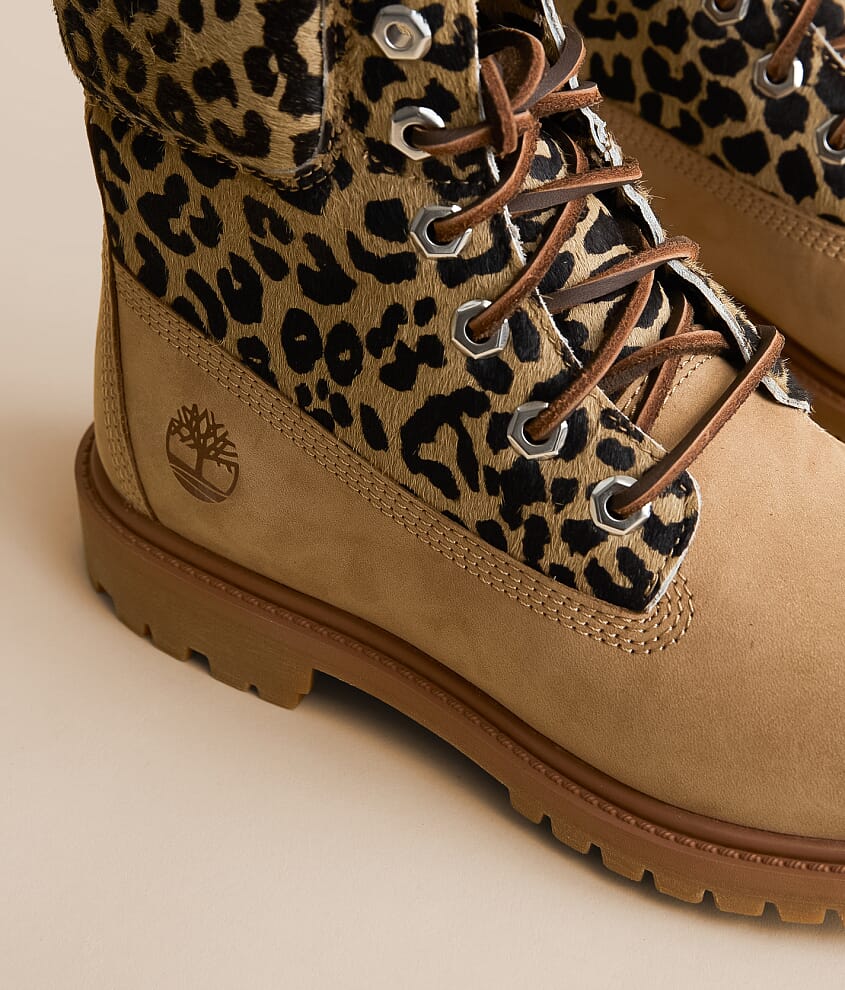 Premium Leopard Leather Boot