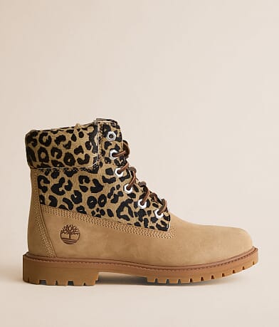 Timberland® Premium Leopard Leather Boot front view