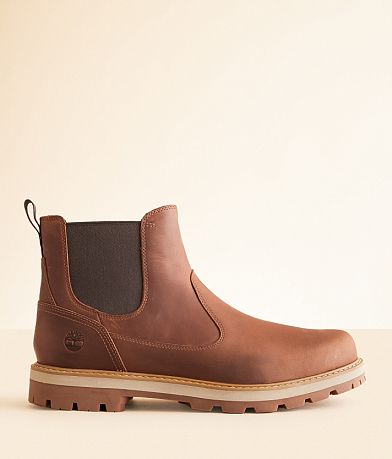 Timberland® Britton Road Mid Leather Chelsea Boot front view
