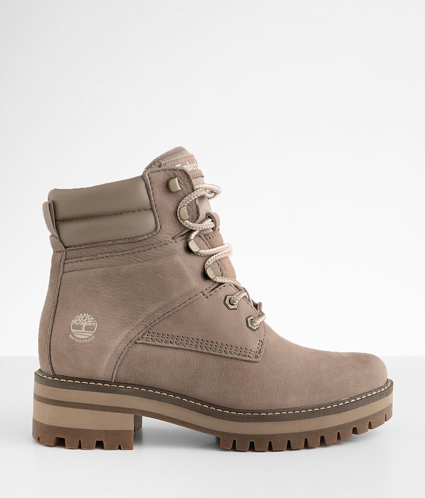 Timberland® Courmayeur Valley Leather Boot - Women's Shoes in Taupe ...