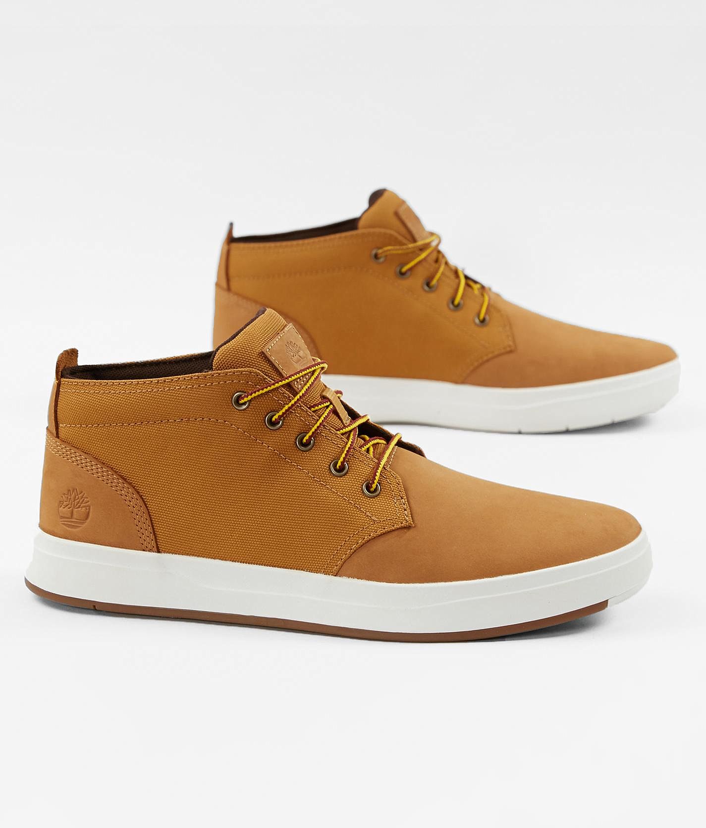 Talla Folleto Definición Timberland® Davis Square Leather Sneaker - Men's Shoes in Wheat Nubuck |  Buckle