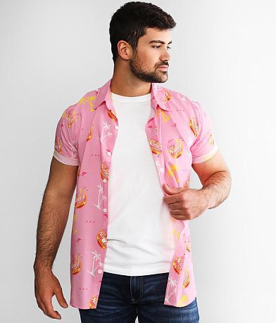 Tipsy Elves Natural Light® Palm Tree Shirt front view