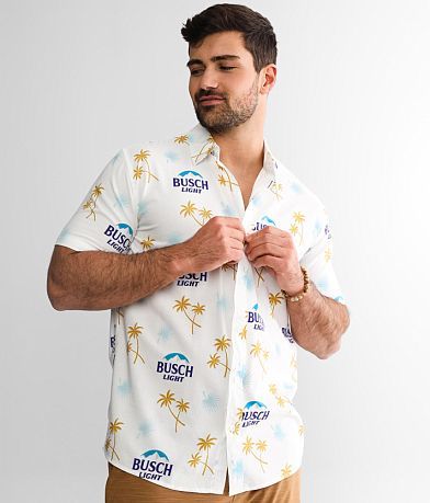 Tipsy Elves Busch Light® Palm Tree Shirt front view