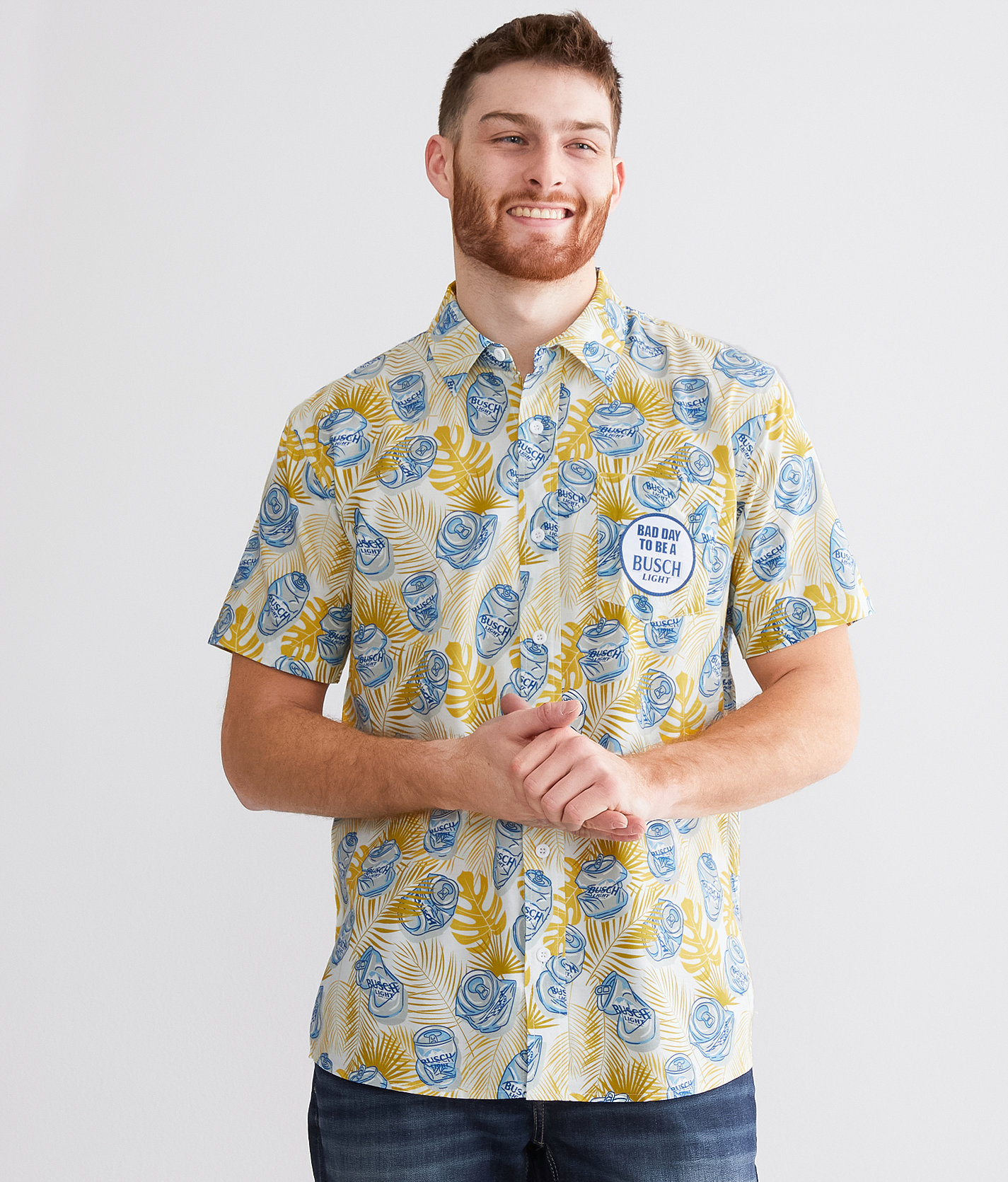 Tipsy Elves Busch Light® Bad Day Shirt - Men's Shirts in White