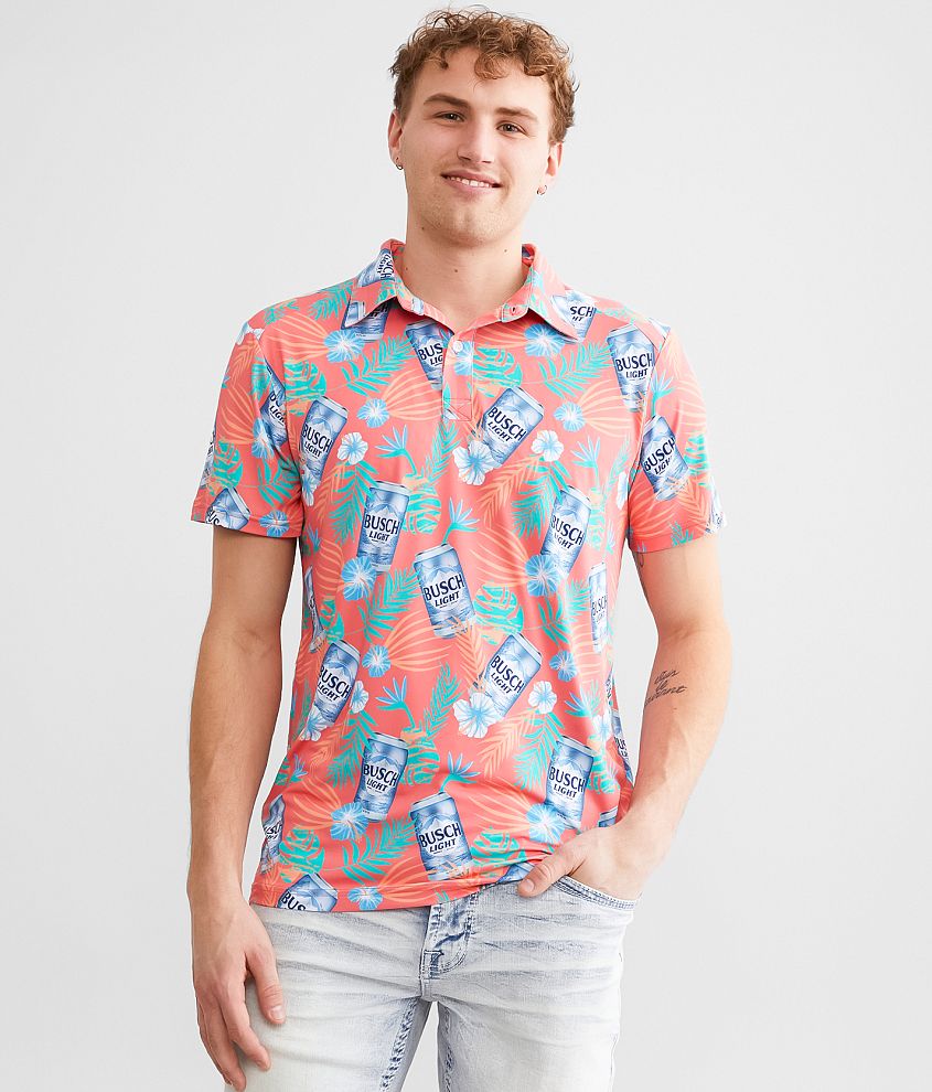 Tipsy Elves Busch Light Tropical Polo