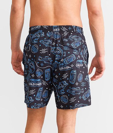 Tipsy Elves Busch Light&#174; Stretch Swim Trunks BACK
