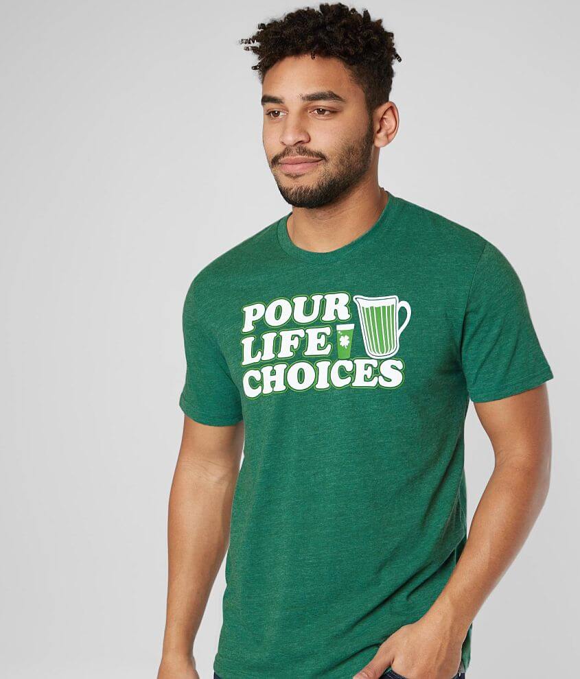 Tipsy Elves Pour Life Choices T-Shirt front view