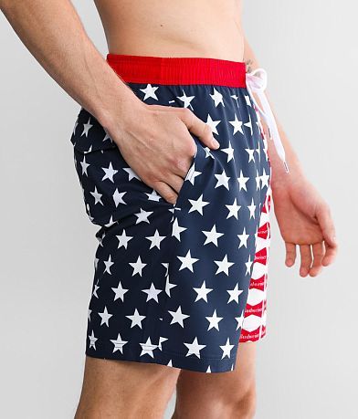 Tipsy Elves Budweiser&#174; Stretch Swim Trunks FULL_RIGHT_SIDE