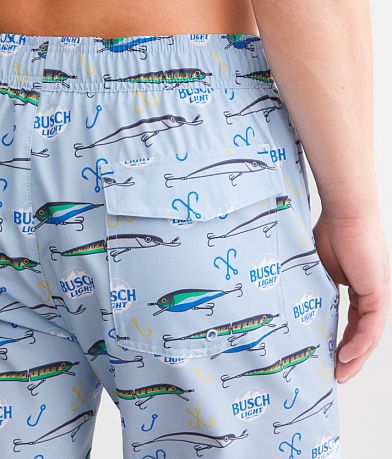Tipsy Elves Busch Light&#174; Fishing Swim Trunks BACK_POCKET
