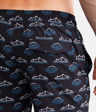 Tipsy Elves Busch Light Swim Trunks BACK_POCKET