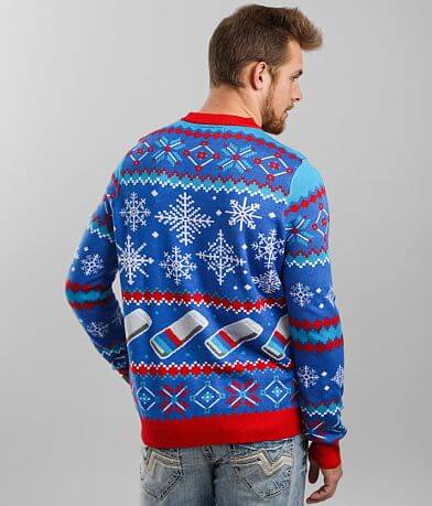 Tipsy Elves Natural Light Ugly Christmas Sweater BACK