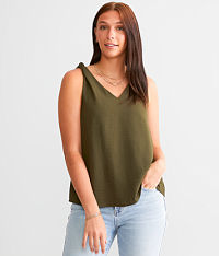 Knotted Strap Tank Top