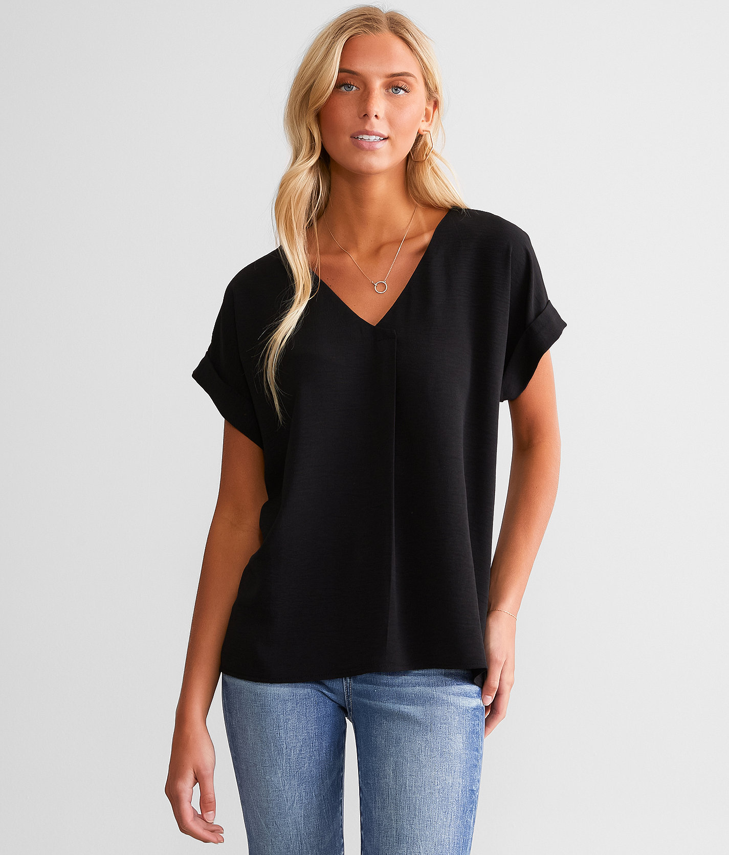 Top Daytrip Femme Noir à Paillettes - Taille S Manches Dolman - Occasion Très Bon état