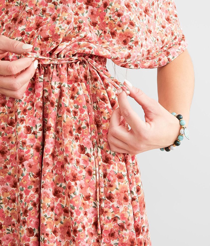Floral Dolman Dress
