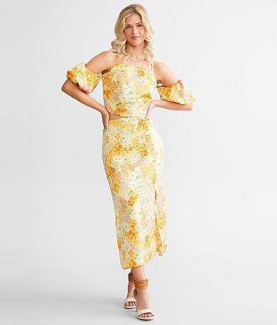 Willow &amp; Root Split Midi Skirt misc detail 1 view