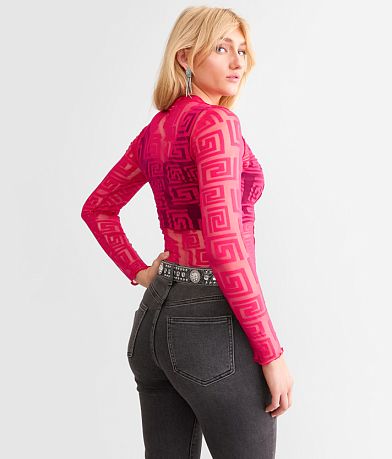 Willow &amp; Root Geo Mesh Top BACK
