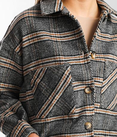 Timing Cropped Flannel Shacket MISC_DETAIL_1