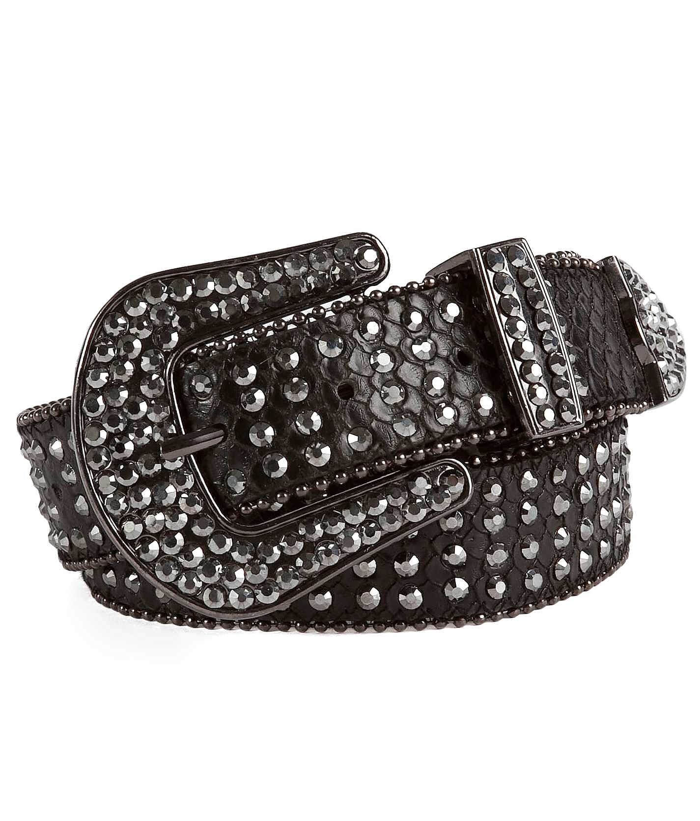  Lucky Brand Women Leather Bold Fashion Statement Belts, Domed  Studded-Black, S (26-27) : Clothing, Shoes & Jewelry