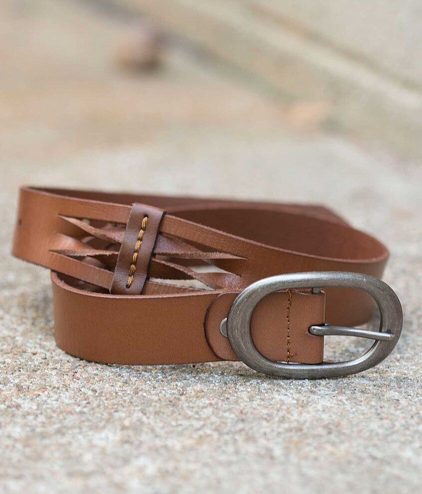 BKE Twisted Leather Belt front view