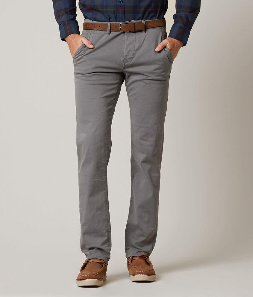 Tom Tailor Stretch Chino Pant With Belt front view