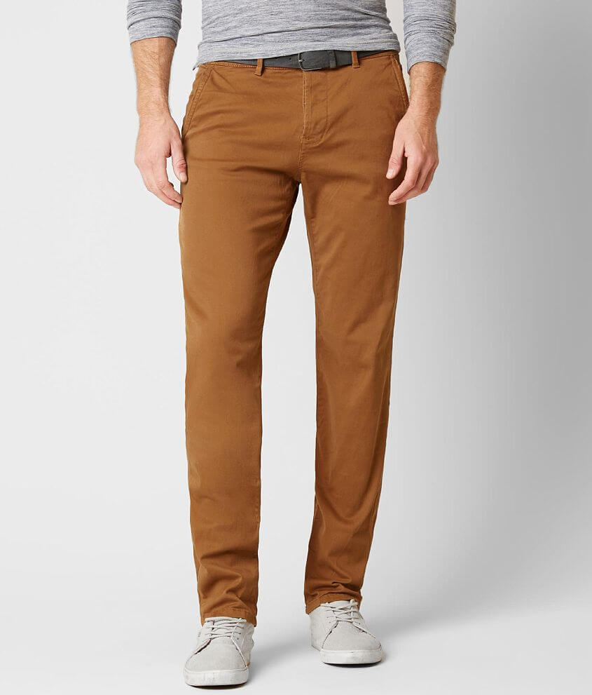 Tom Tailor Stretch Chino Pant With Belt front view