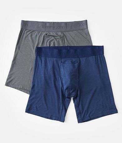 Tommy John® 2 Pack Second Skin Stretch Boxer Briefs front view