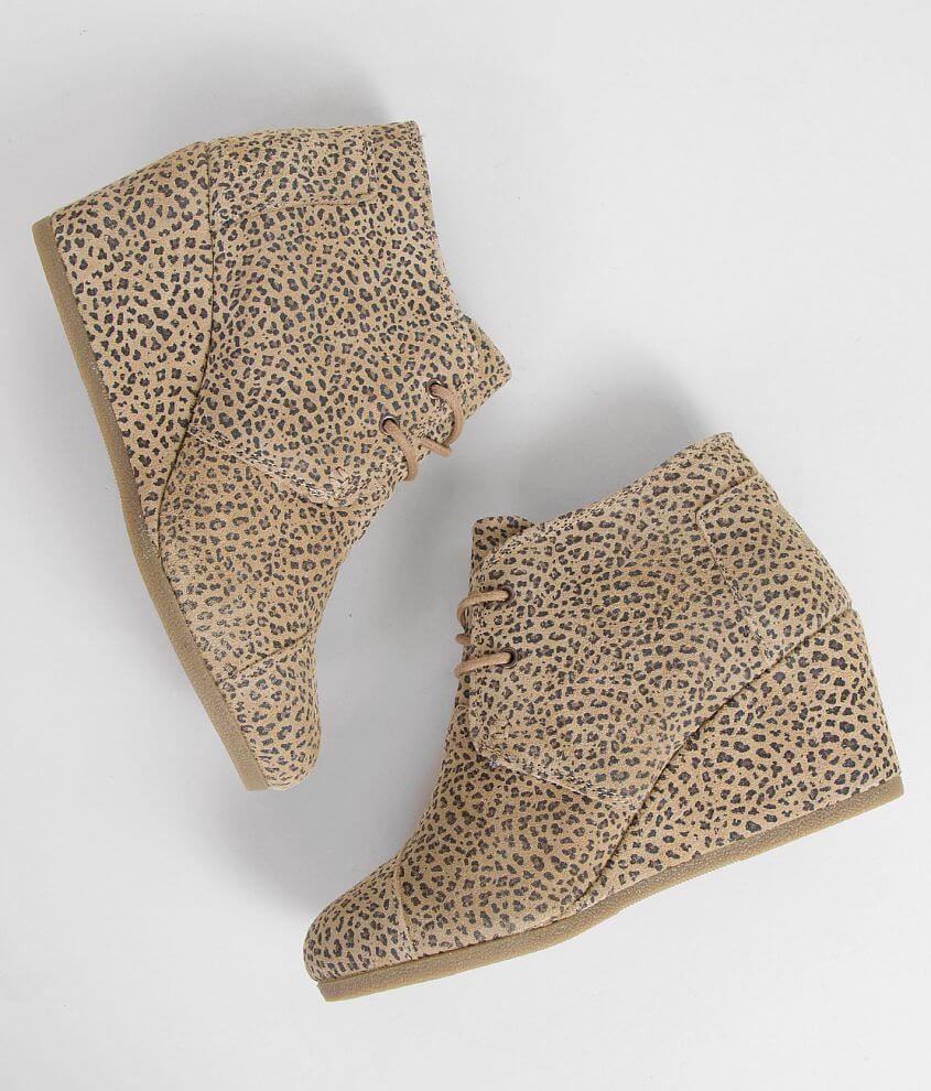 Toms desert wedge fashion cheetah