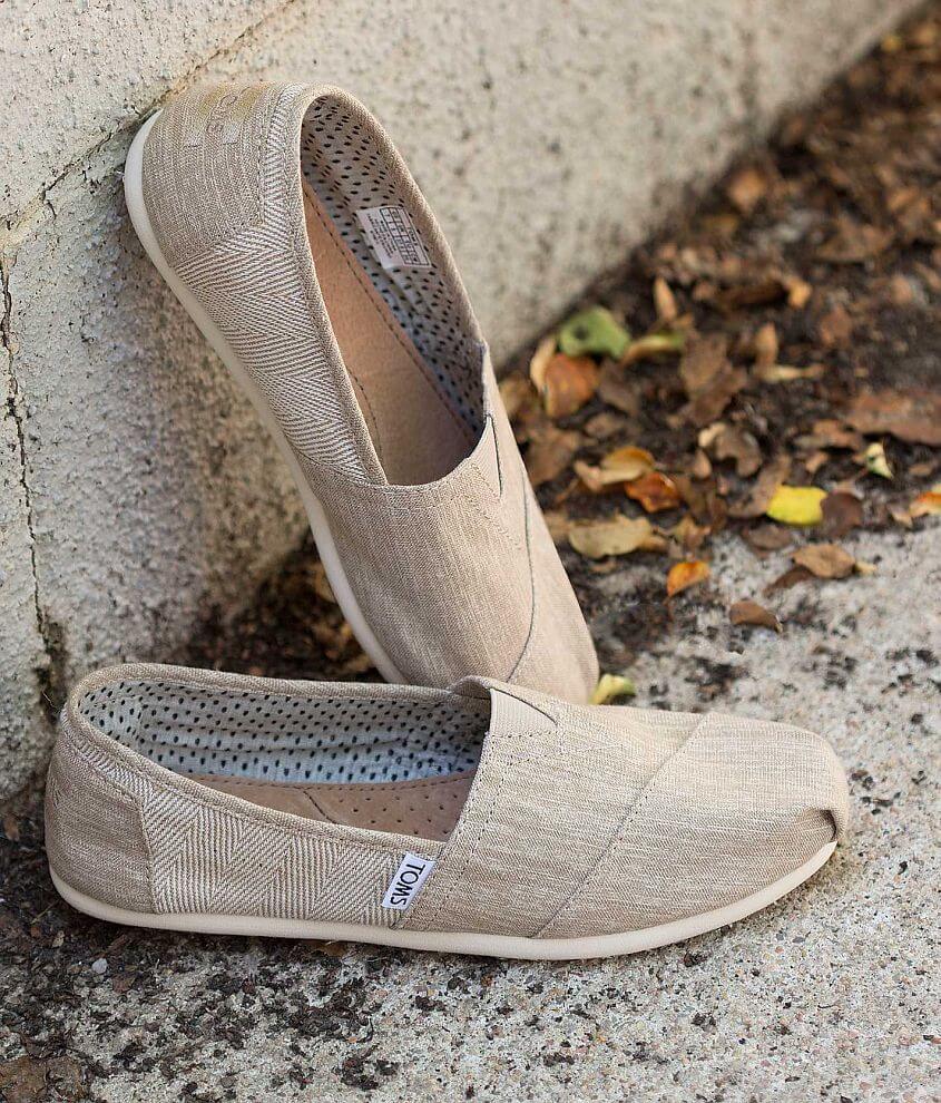 TOMS Natural Texture Blocked Shoe front view
